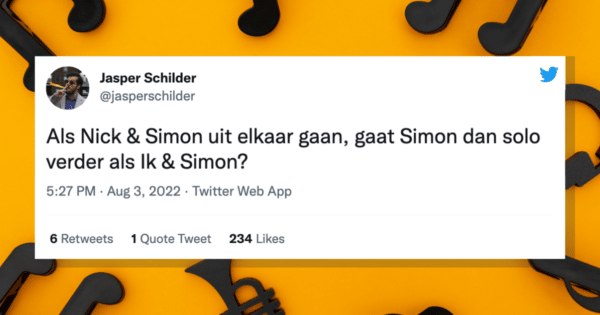 Nick en Simon breuk