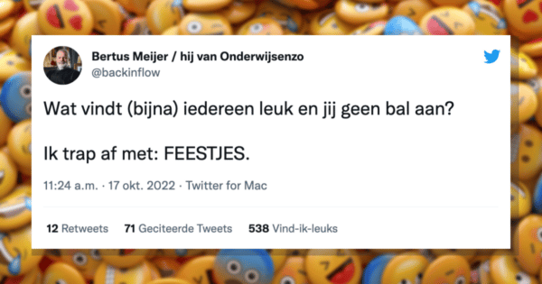 Geen bal aan vinden