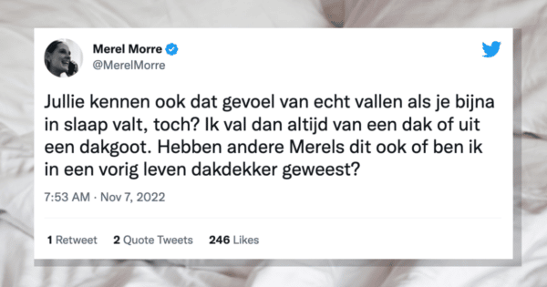 In slaap vallen