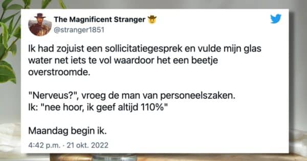 Sollicitaties ongemakkelijk