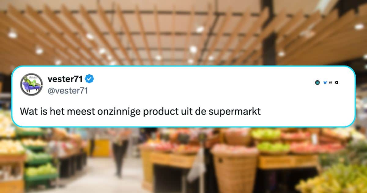 Onnizige product supermarkt