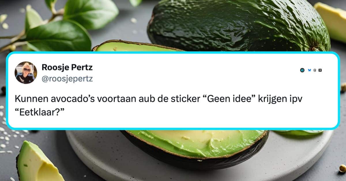 Eetrijpe avocado