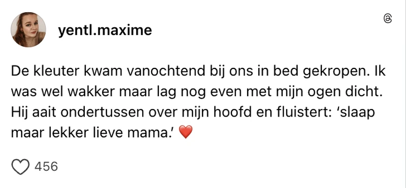 Kleuters zijn soms ook lief