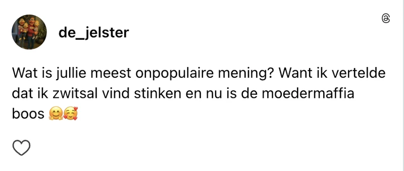 Moedermaffia boos