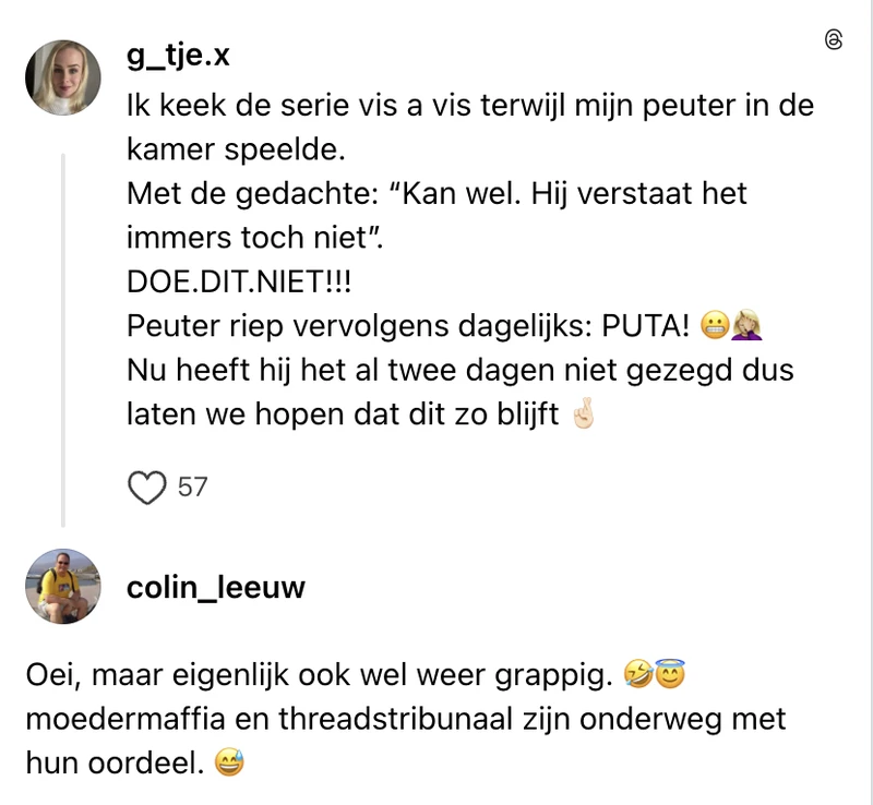 Moedermaffia is al onderweg om te oordelen