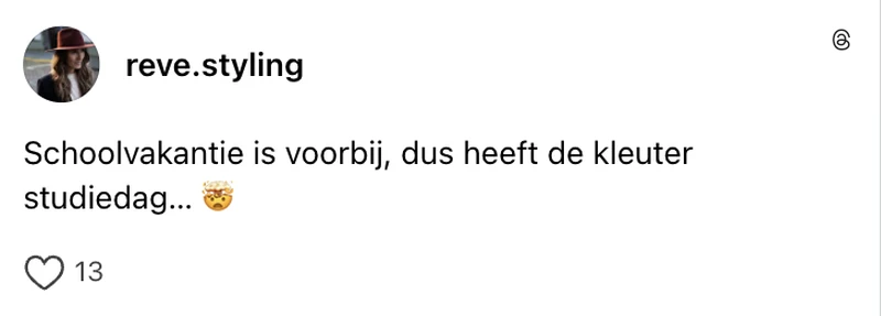 Studiedag kleuters