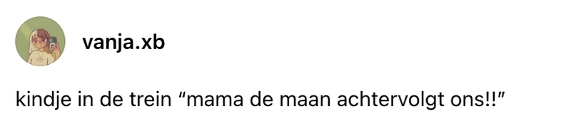 Kind in de trein