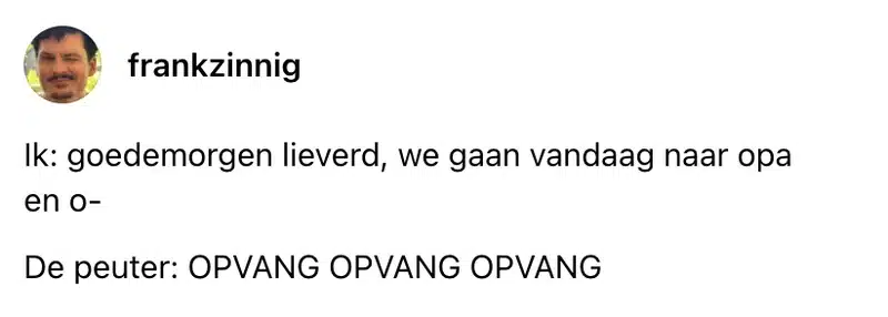 Opa en Oma peuter