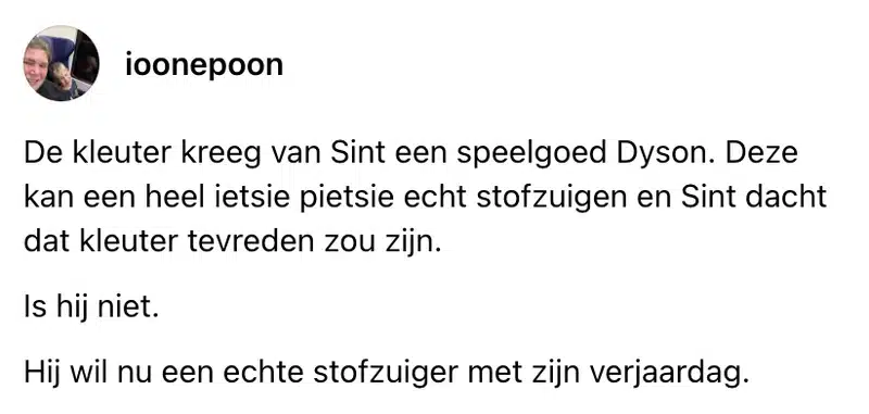Speelgoed stofzuiger kleuter